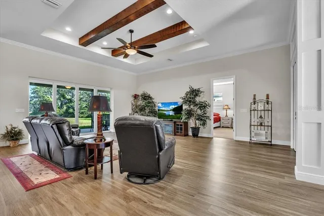 a kitchen with granite countertop a refrigerator and stove