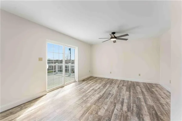 wooden floor in a room