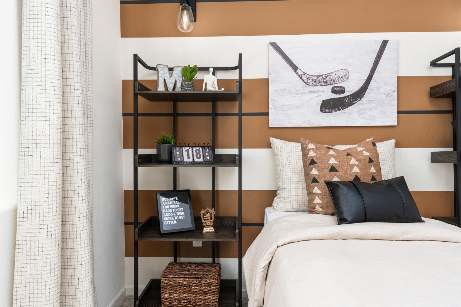 1601 Bloom Avenue Clovis, CA 93619 - Photo 18 of 28 a bedroom with a bed and painting on the wall