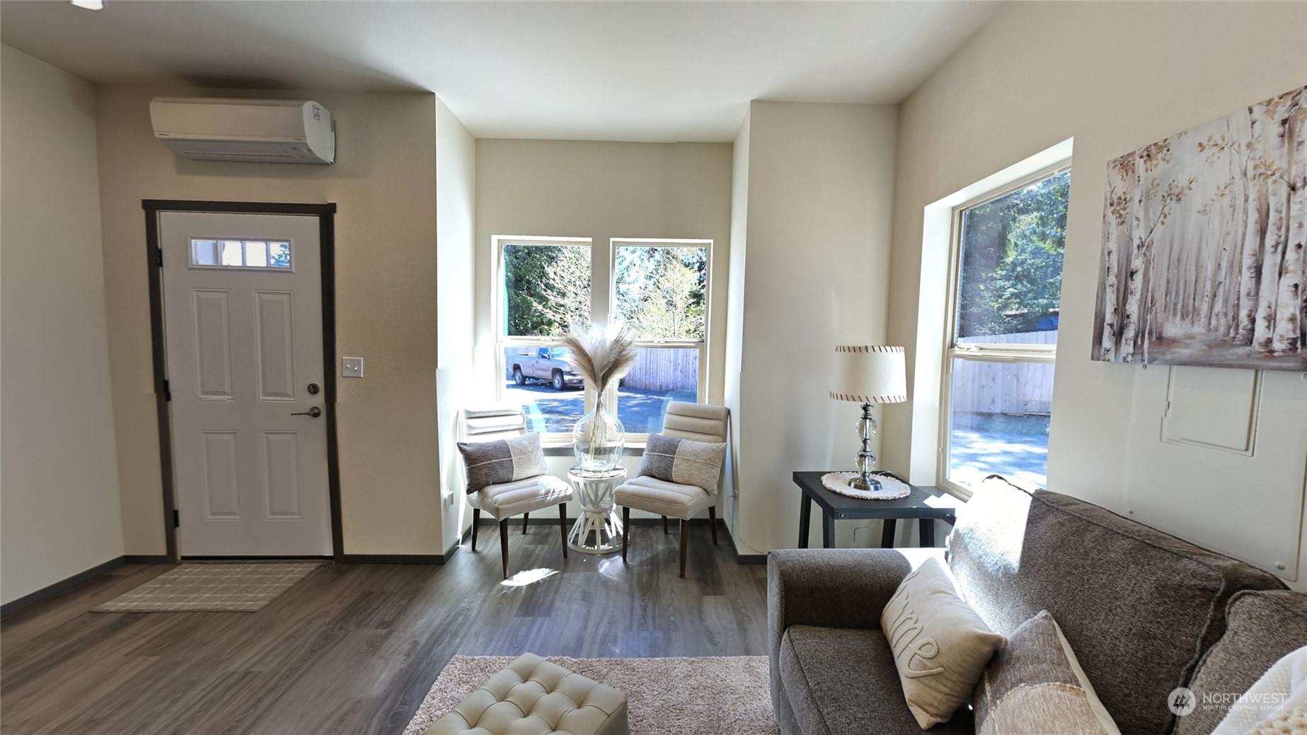 3651 Pine Road Northeast Bremerton, WA 98310 - Photo 7 of 29 a living room with furniture and a wooden floor