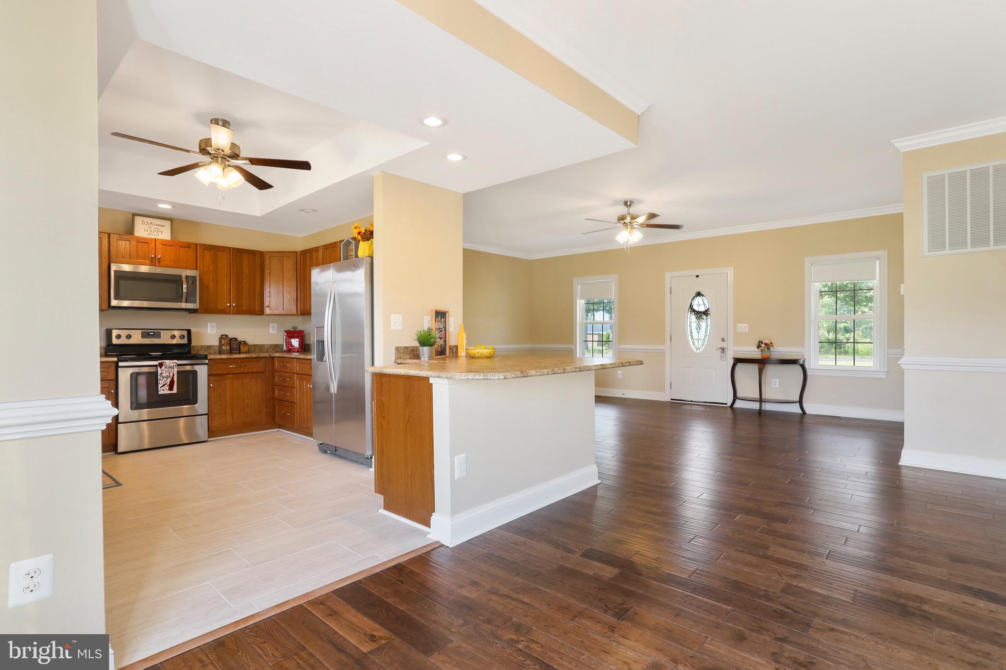 2787 Reliance Road Middletown, VA 22645 - Photo 24 of 53 view of living room and kitchen from dining area