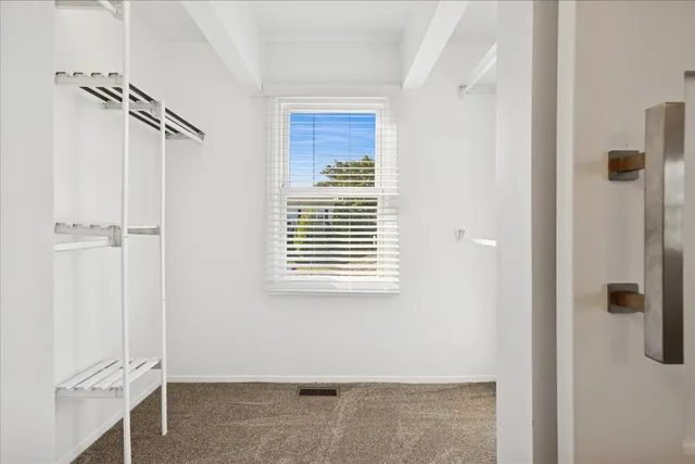 a view of closet area