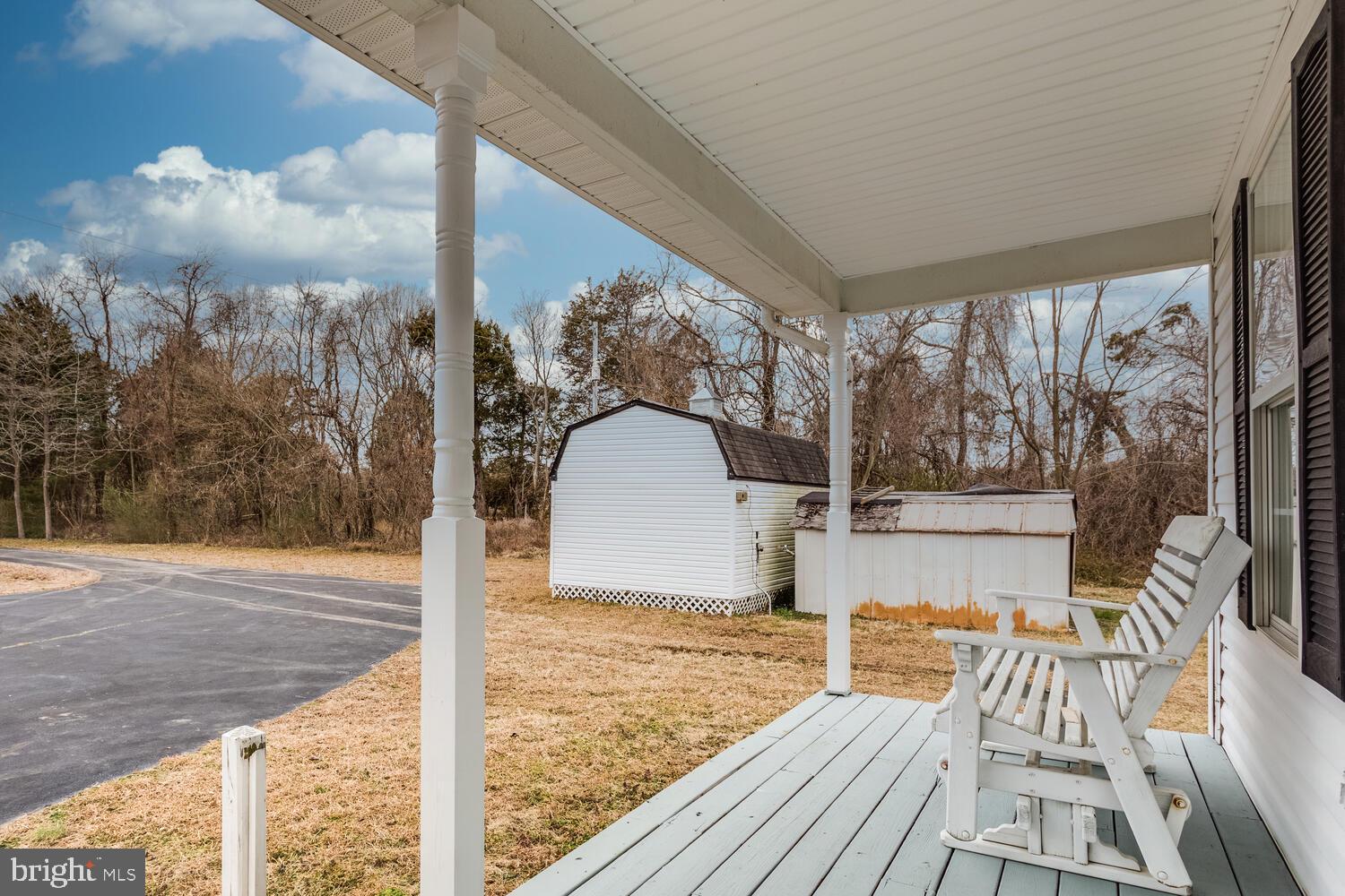 Wide enough to add a porch swing!