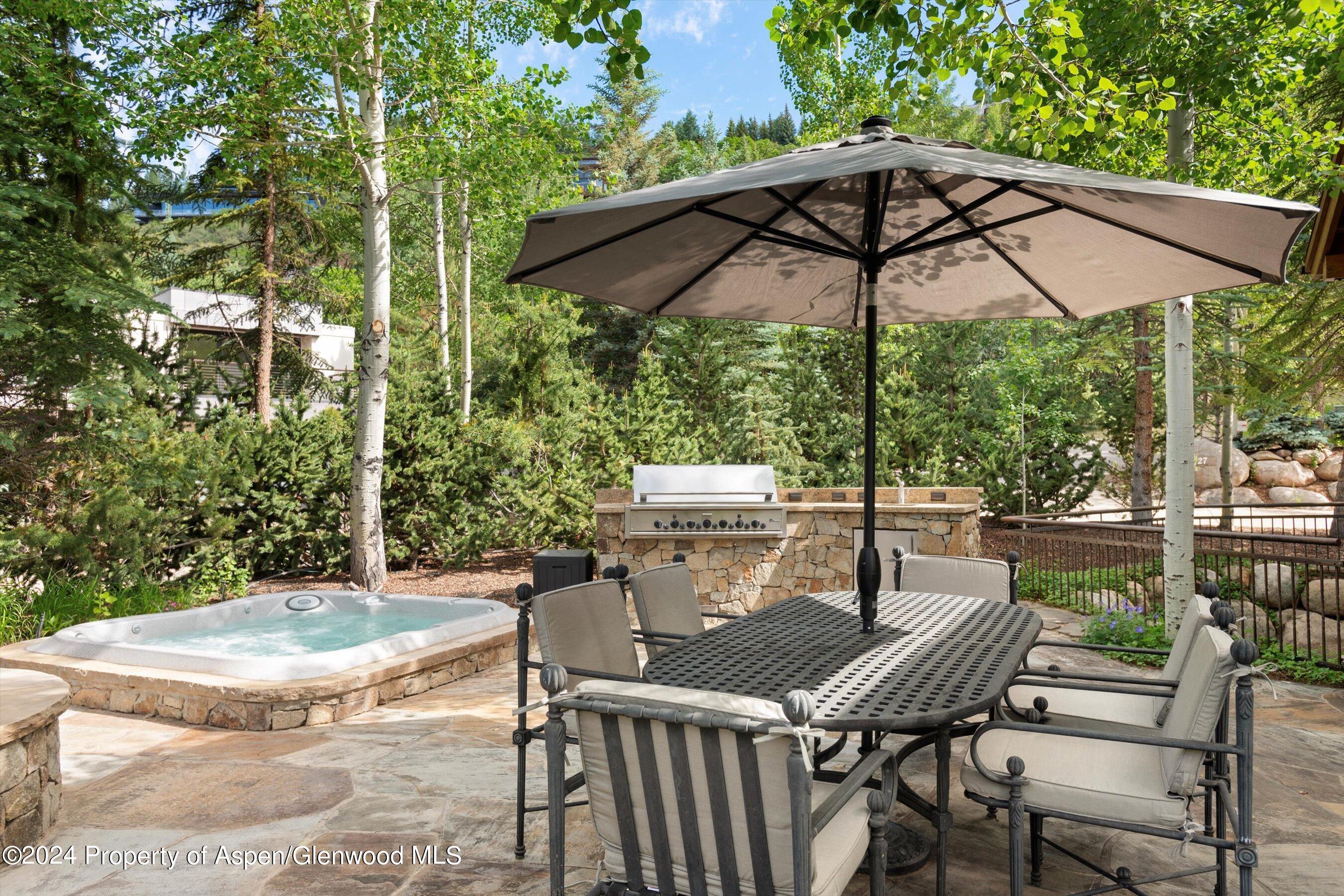 27 Nighthawk Drive Aspen, CO 81611 - Photo 11 of 61 a patio with a yard table and chairs