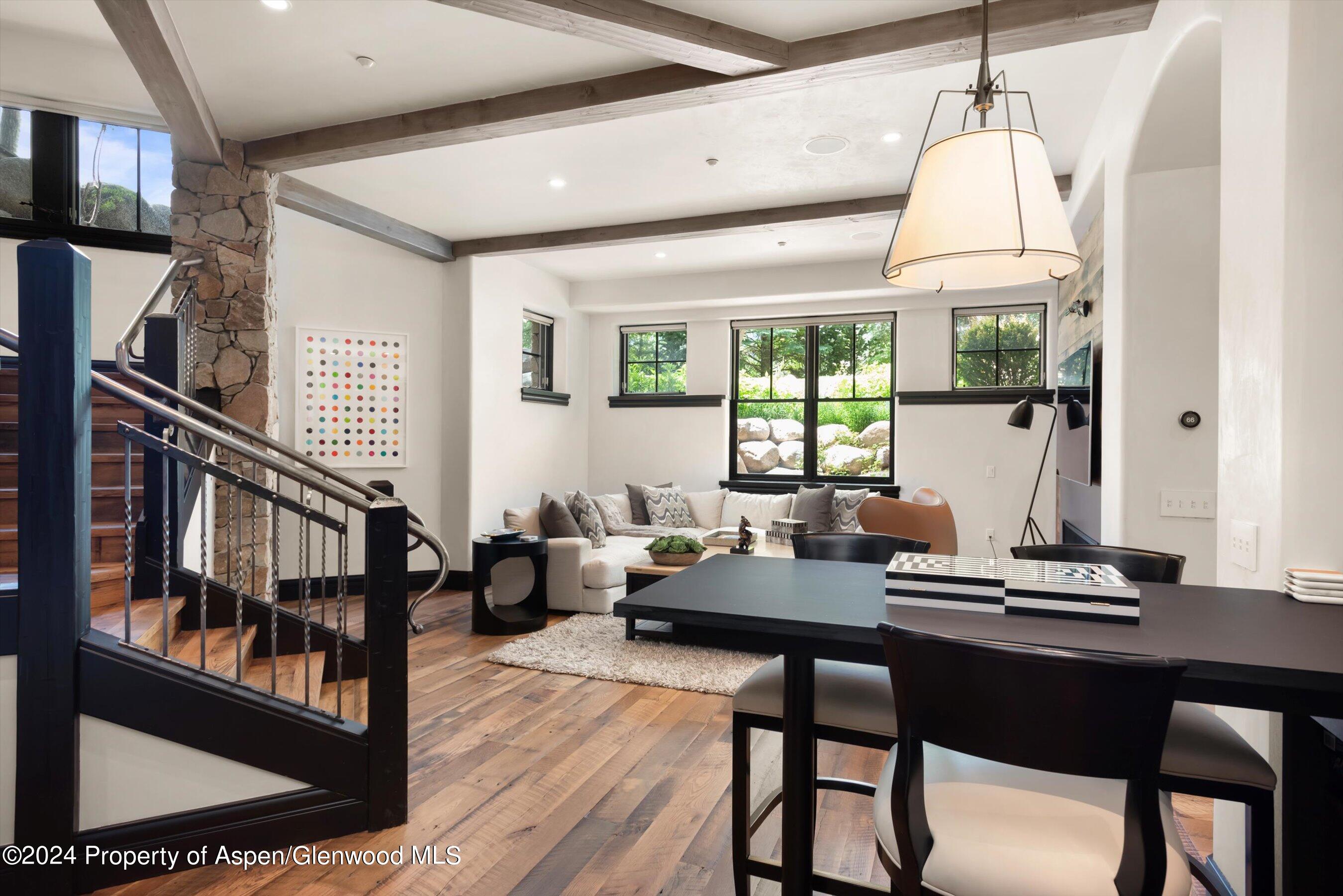 27 Nighthawk Drive Aspen, CO 81611 - Photo 26 of 61 a workspace with furniture window and wooden floor