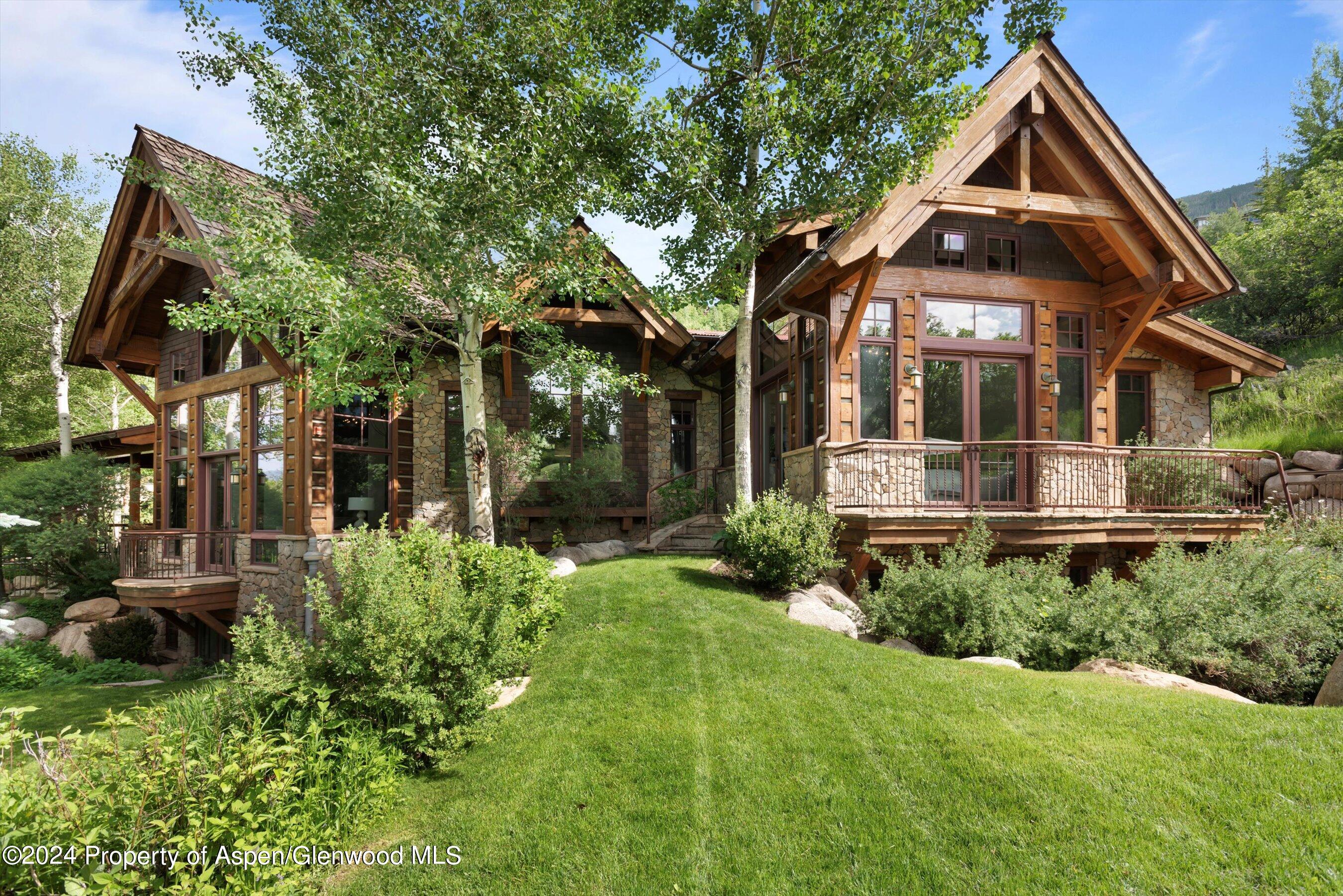 27 Nighthawk Drive Aspen, CO 81611 - Photo 47 of 61 front view of house with a yard