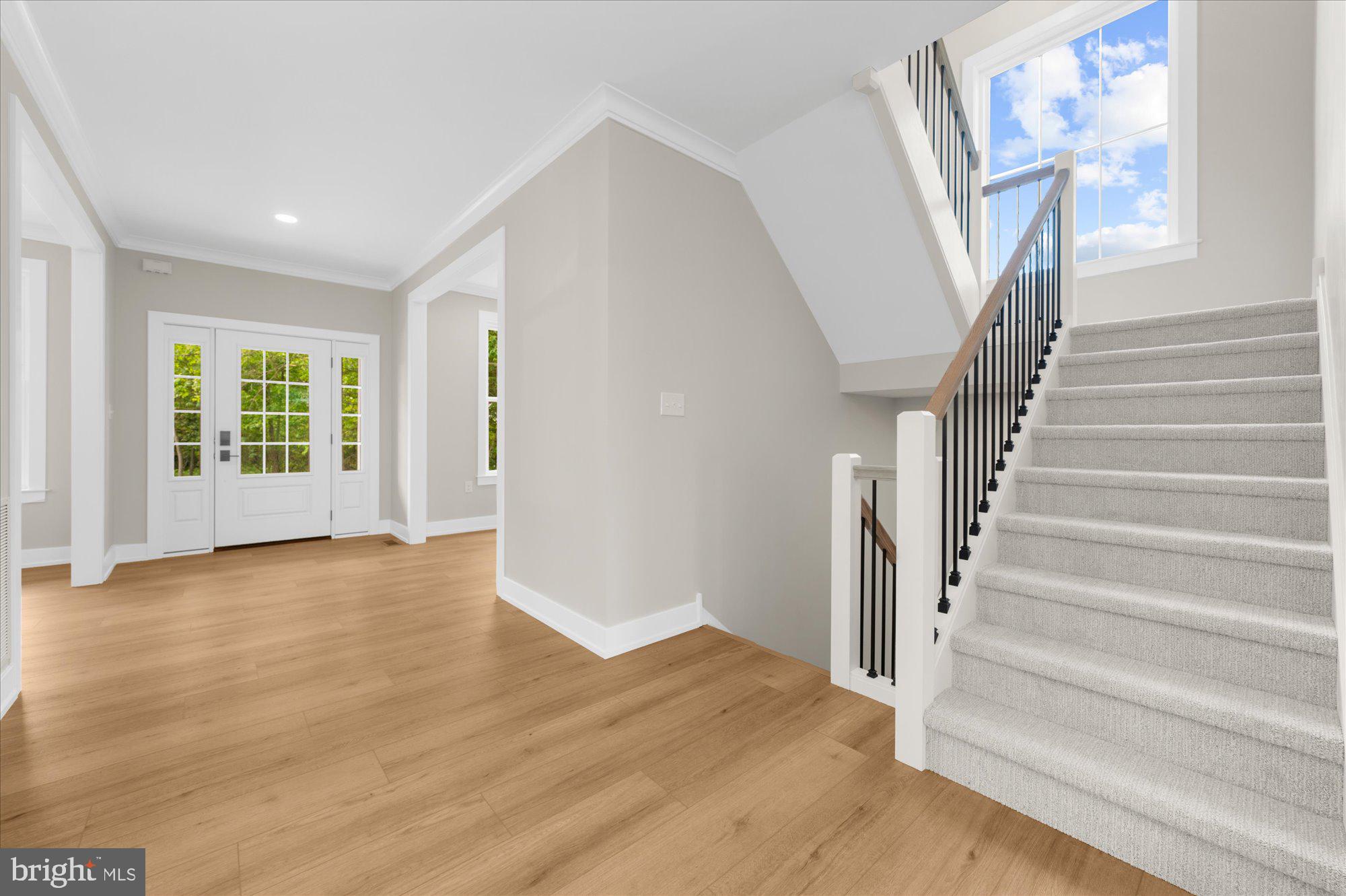 394 Renninger Road Perkiomenville, PA 18074 - Photo 14 of 41 a view of entryway with wooden floor and stairs