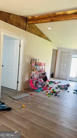 a room with musical instruments