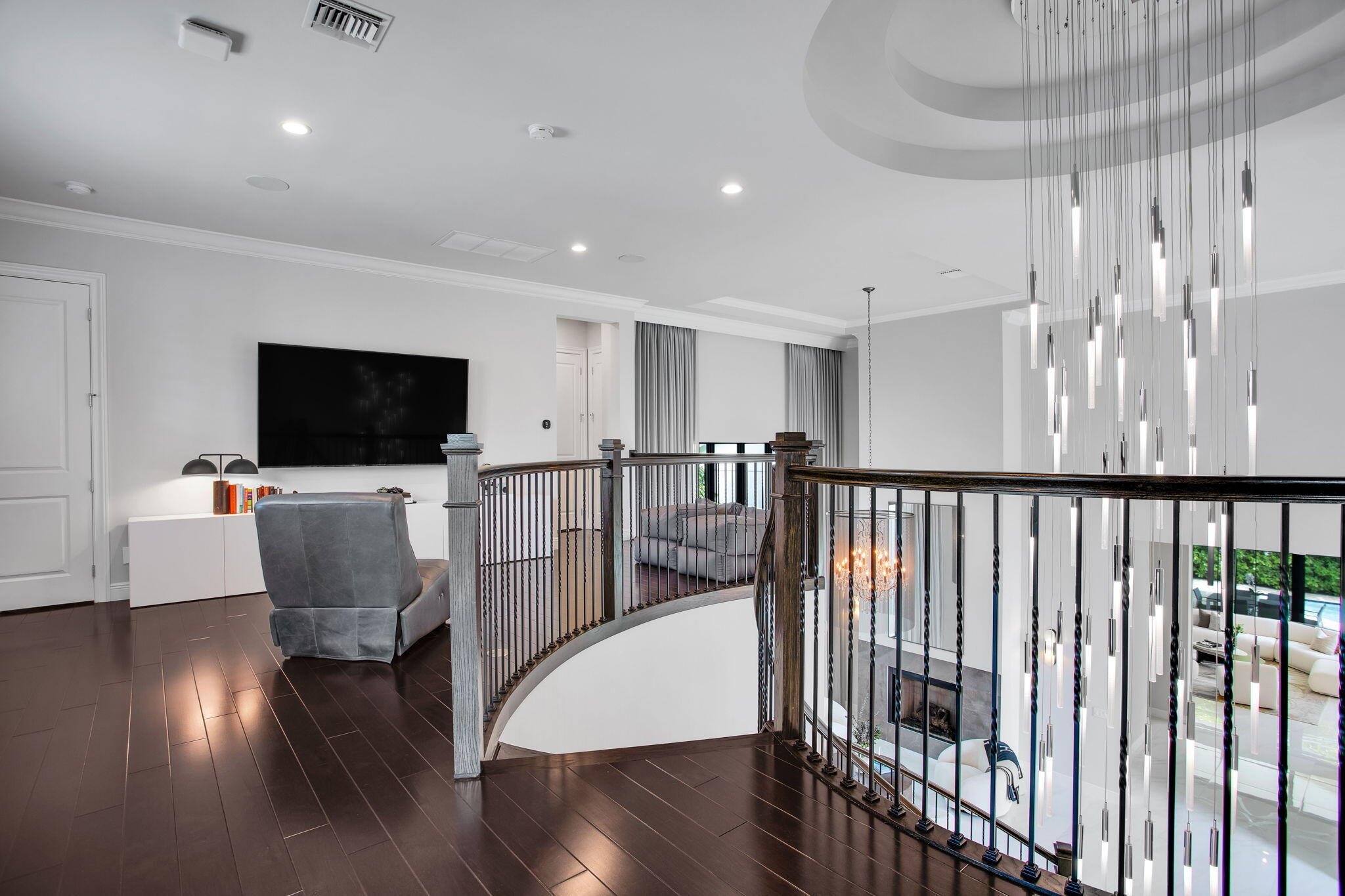 6903 Northwest 28th Avenue Boca Raton, FL 33496 - Photo 37 of 55 a living room with furniture and a flat screen tv