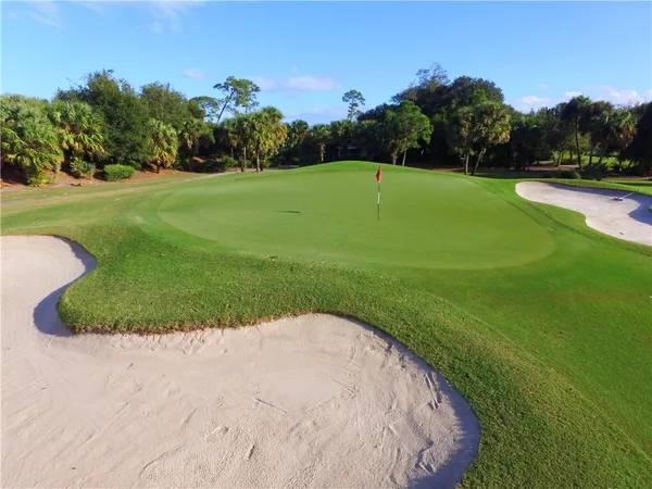 a view of a golf course