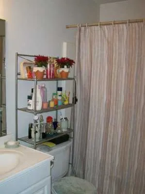 a room with storage and utility