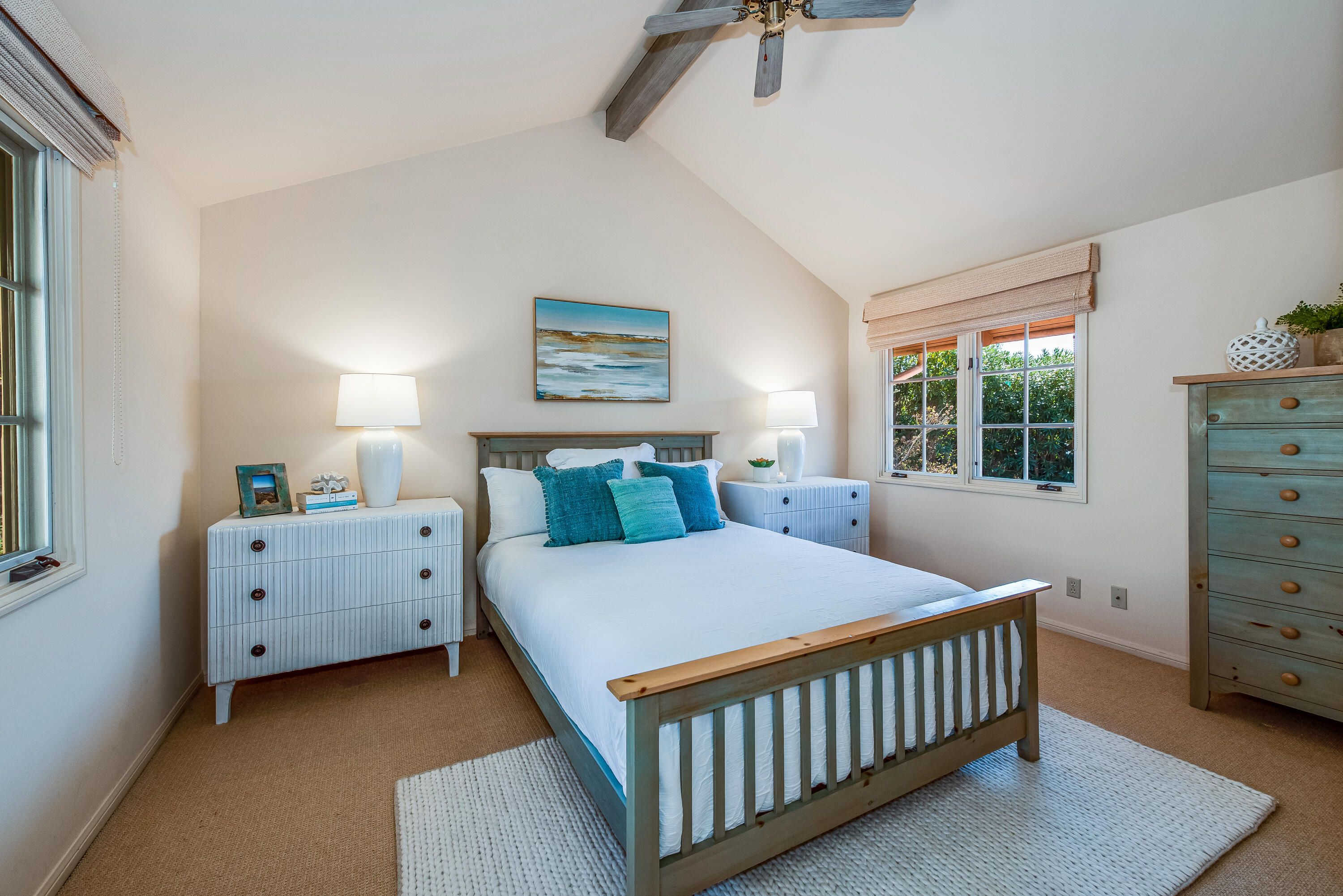 2939 East Valley Road Santa Barbara, CA 93108 - Photo 22 of 26 Upstairs Guest Bedroom