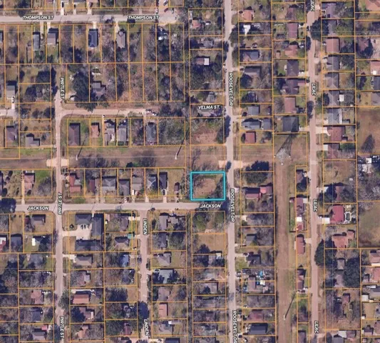 a view of a brick building