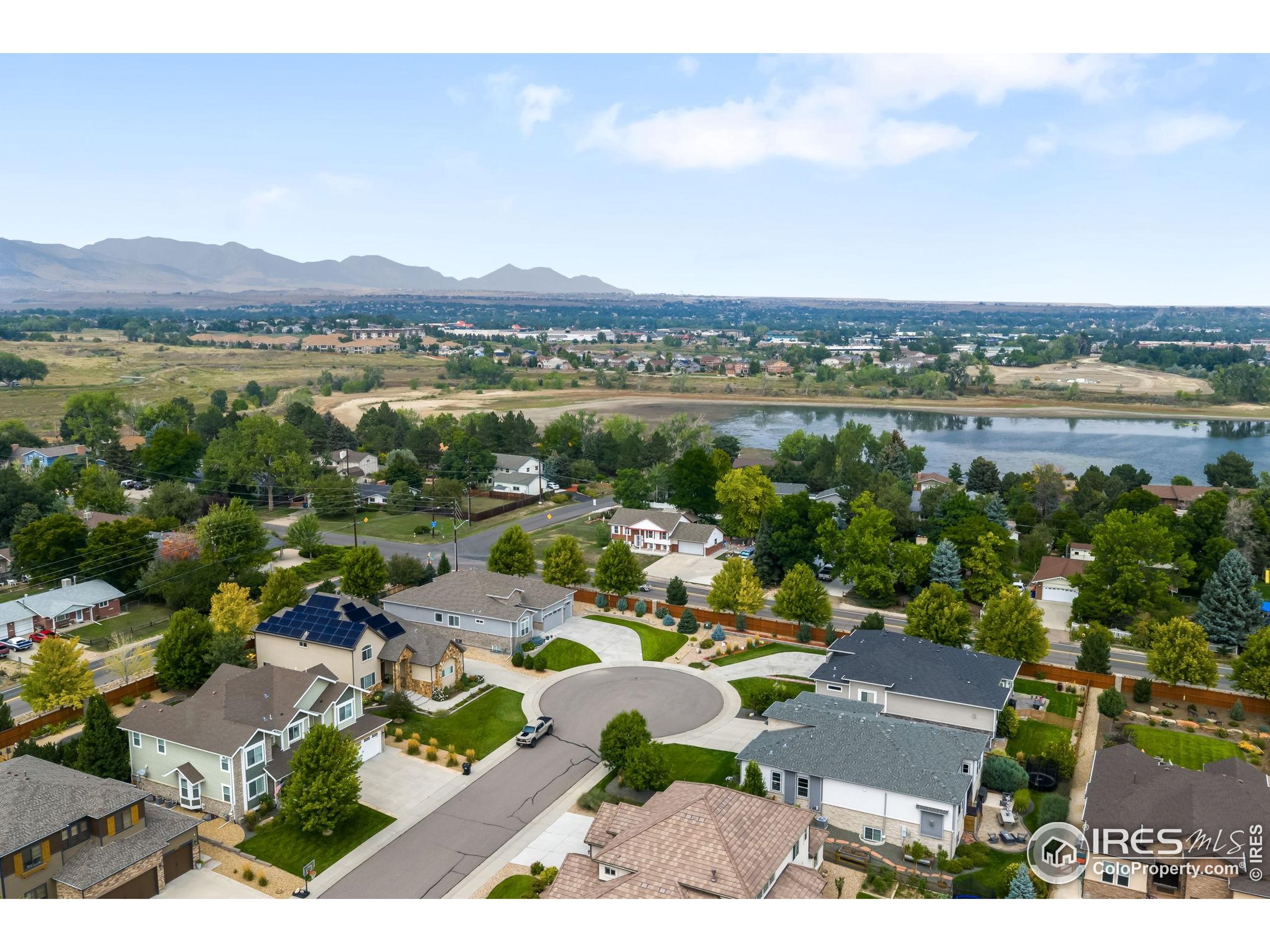 5799 Howell Street Golden, CO 80403 - Photo 47 of 50 an aerial view of ocean and residential houses with outdoor space