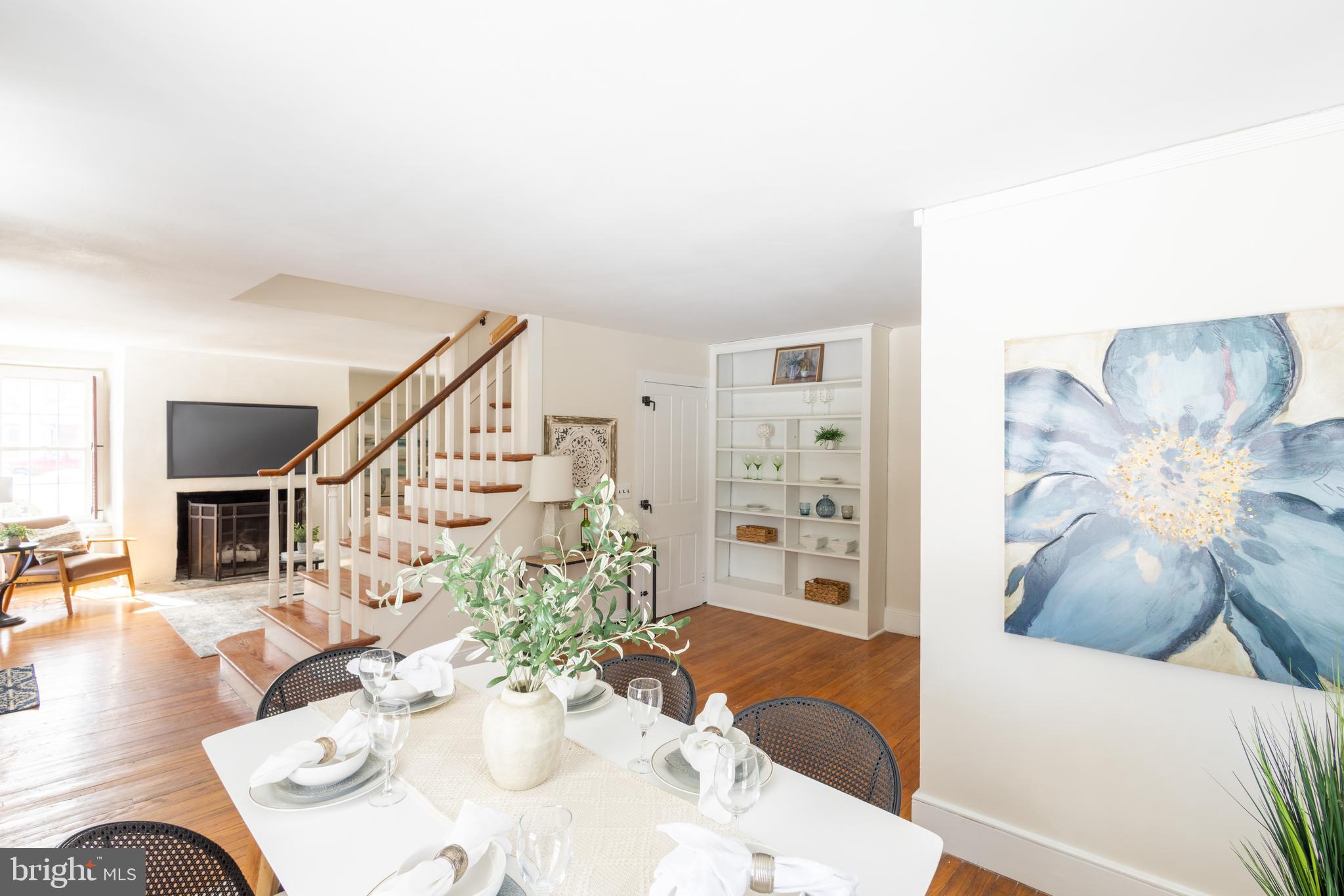 1301 Stump Road North Wales, PA 19454 - Photo 5 of 19 a living room with furniture and wooden floor
