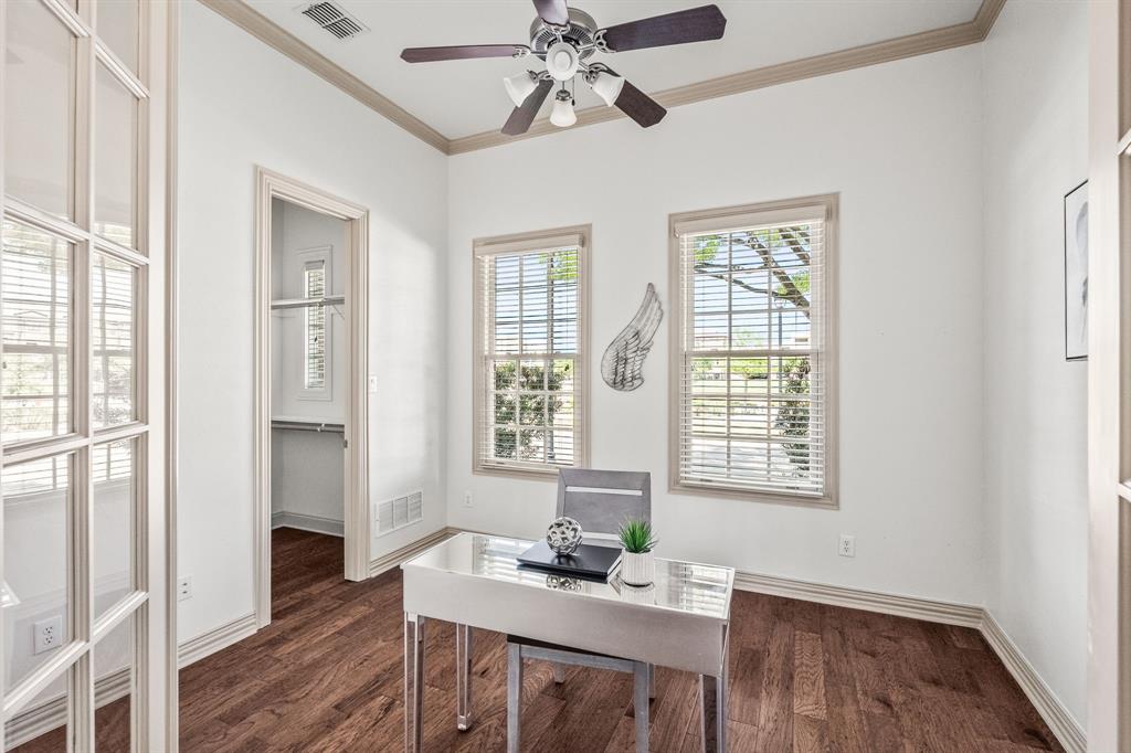 6393 Burnham Street Frisco, TX 75034 - Photo 10 of 30 a workspace with wooden floor