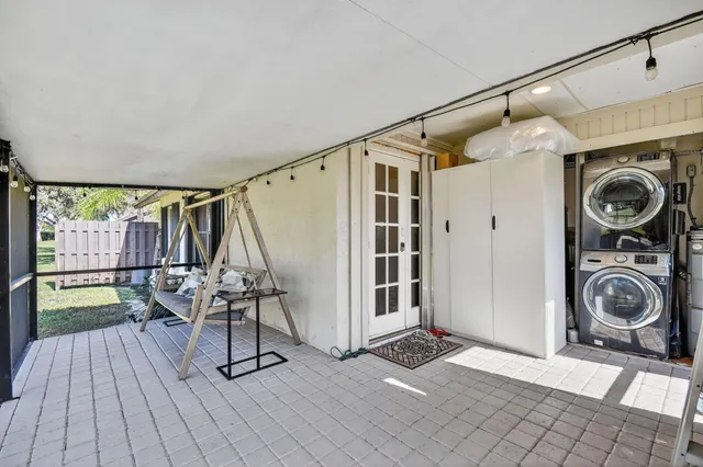 a view of an outdoor space with a lake view