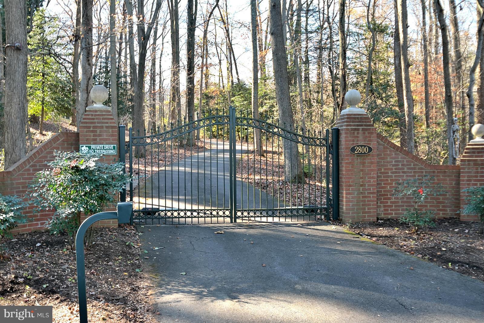 2800 Bryan Point Road Accokeek, MD 20607 - Photo 3 of 30 Private Entry Gate