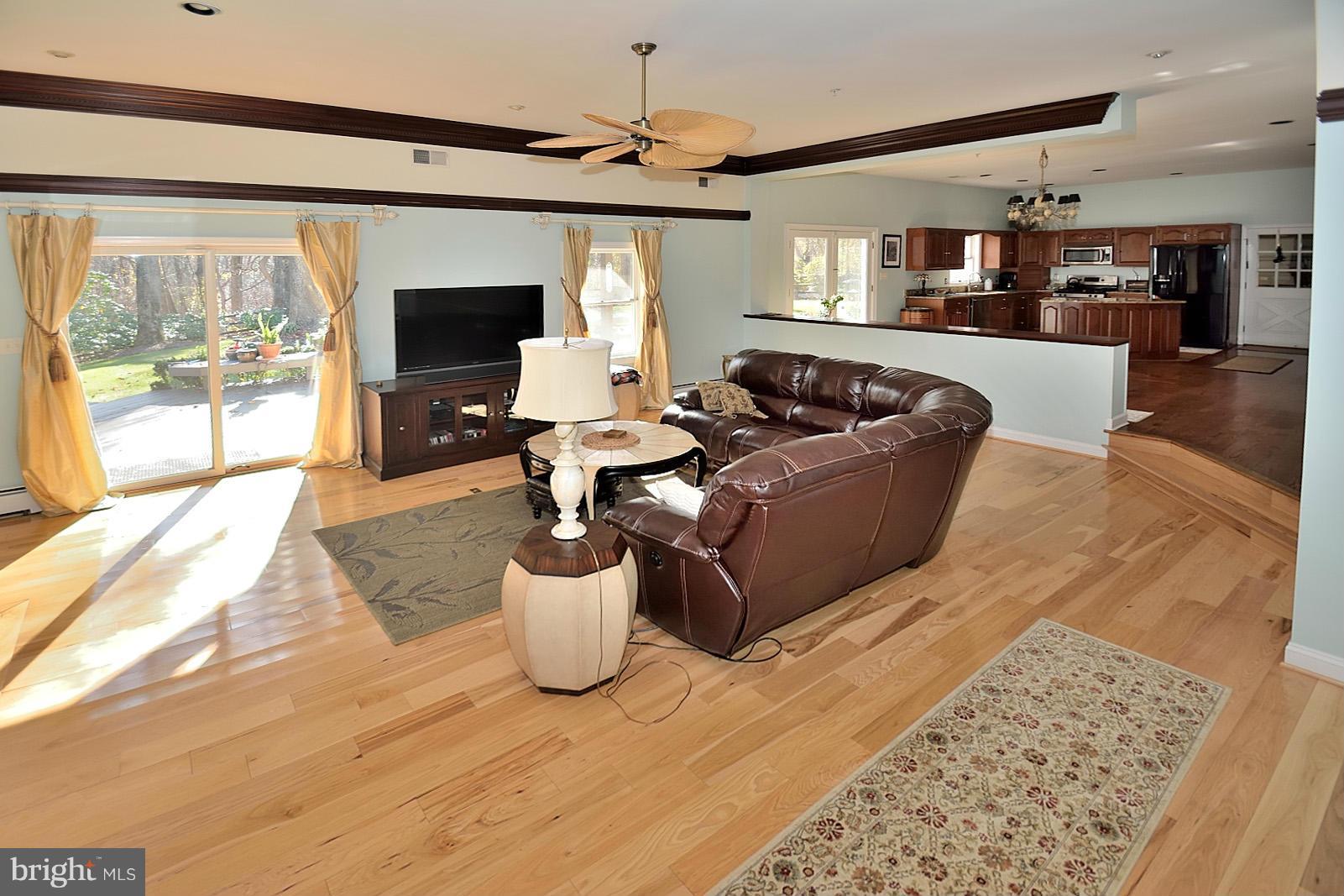 2800 Bryan Point Road Accokeek, MD 20607 - Photo 9 of 30 Step-Down Family Room with Wood Burning Fireplace