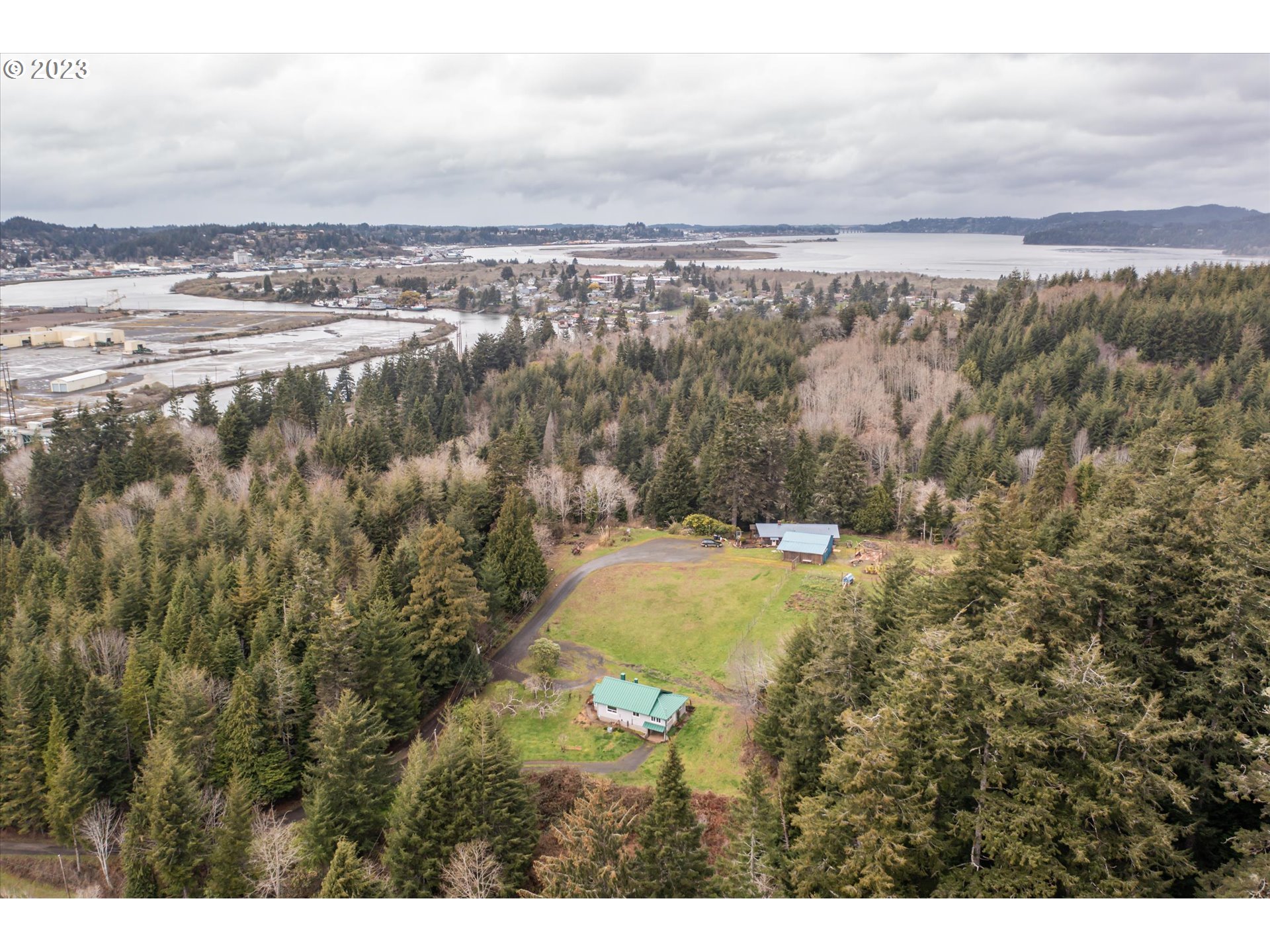 63657 Olive Barber Road Coos Bay, OR 97420 - Photo 29 of 34 a view of a lake and mountain