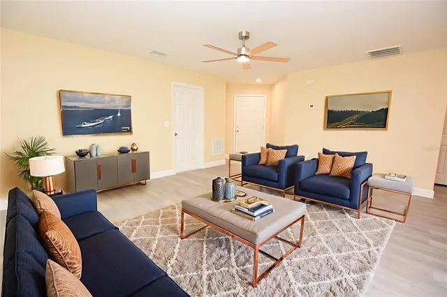 a view of an empty room