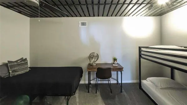 a view of a house with entertaining space