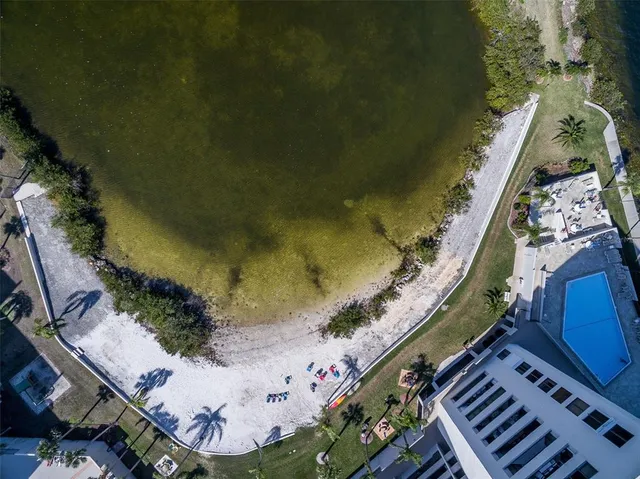 a view of a city with ocean
