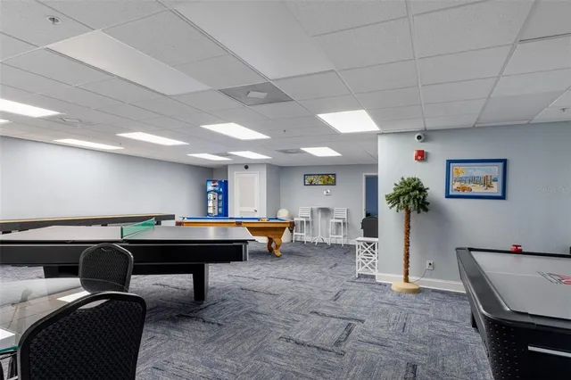 a view of a lake with a city view