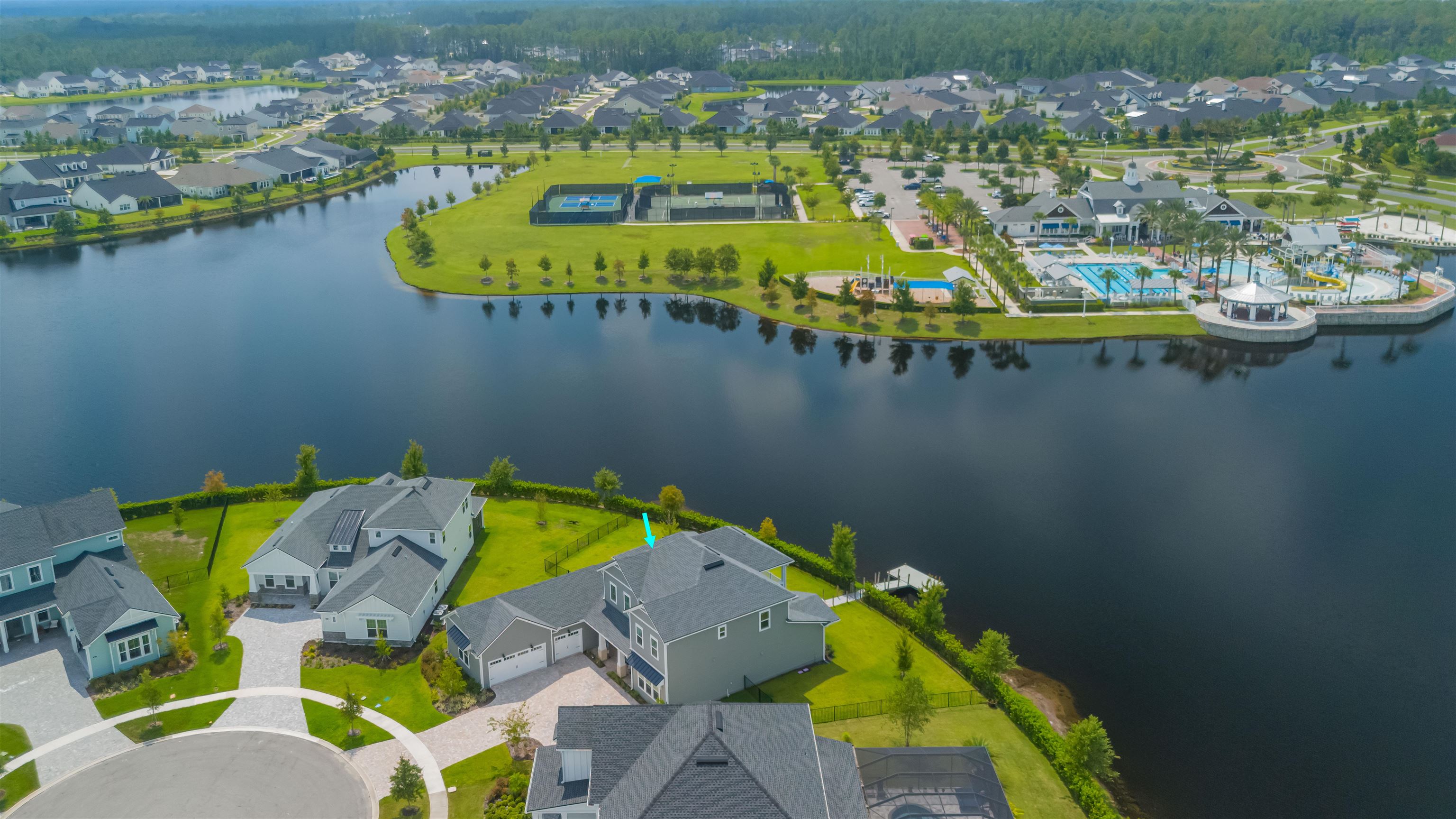 194 Snowbell Court St. Augustine, FL 32095 - Photo 21 of 75 an aerial view of swimming pool with outdoor seating swimming pool and outdoor seating