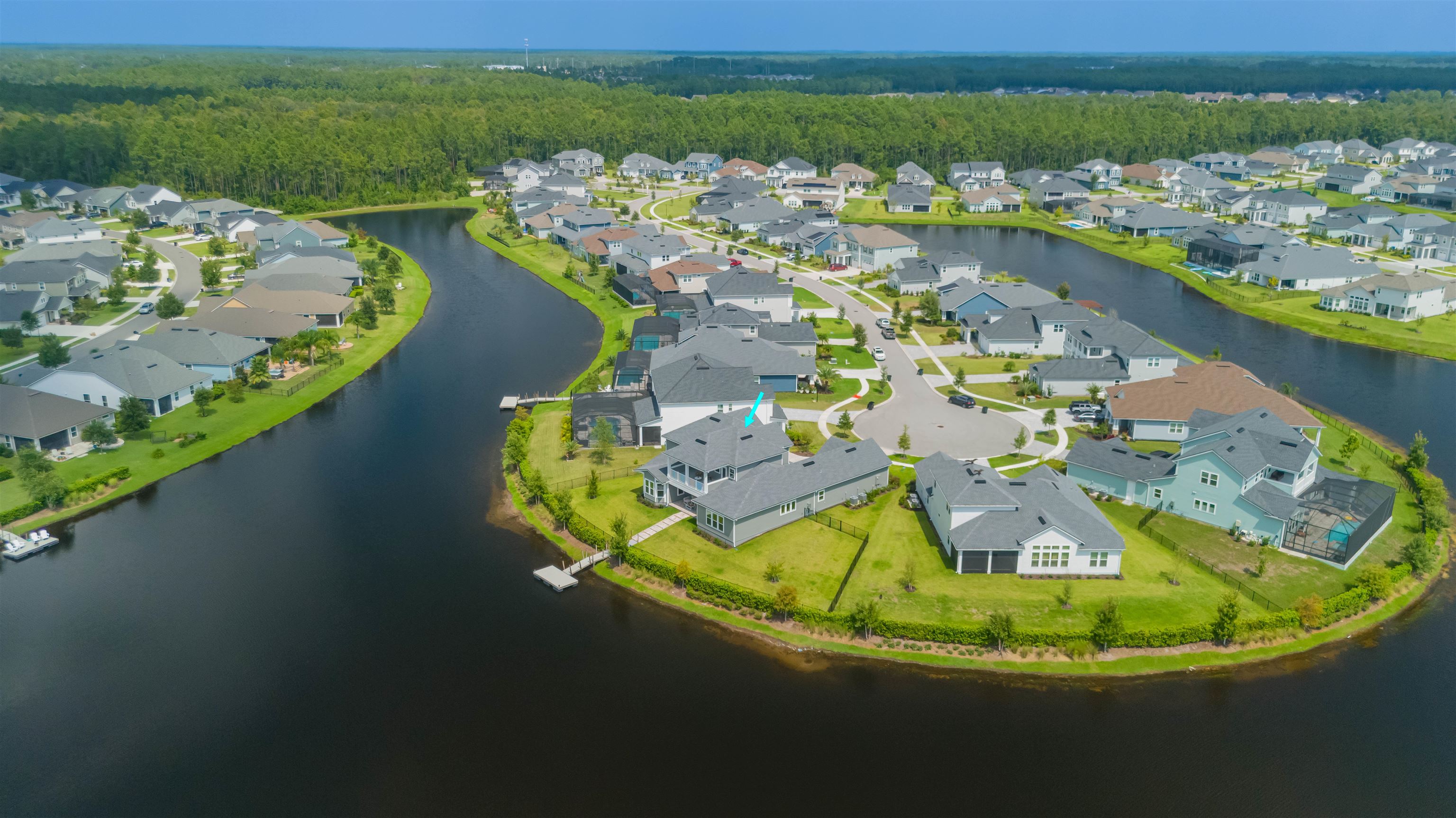 194 Snowbell Court St. Augustine, FL 32095 - Photo 46 of 75 a view of a lake with a mountain