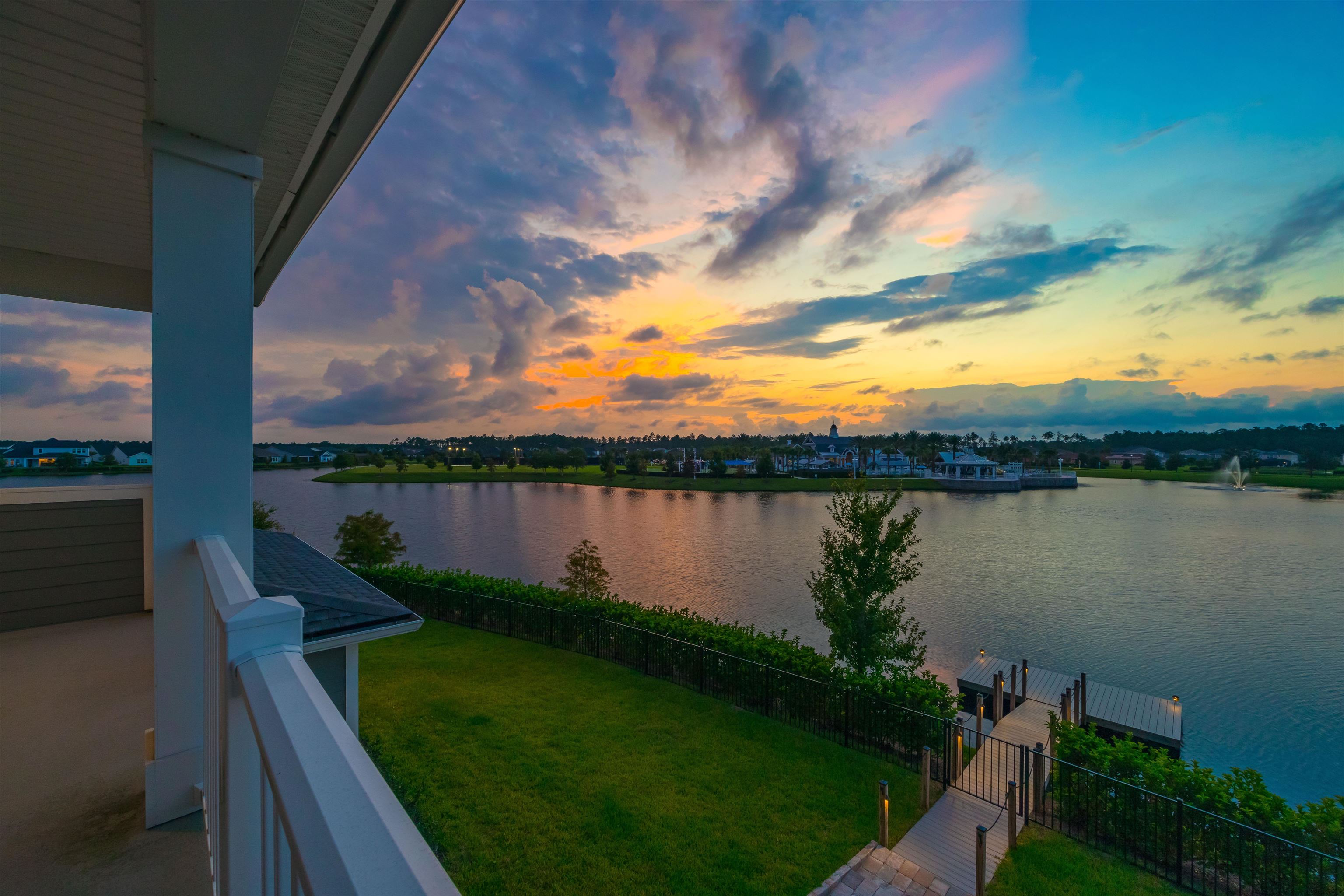 194 Snowbell Court St. Augustine, FL 32095 - Photo 72 of 75 a view of a lake from a balcony