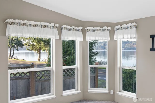 a view of a large window