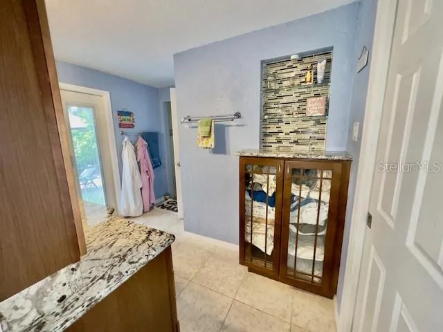 a view of a kitchen from a living room