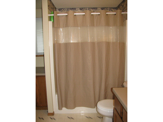 2034 Hillsdown Road Lake Summerset, IL 61019 - Photo 6 of 11 a bathroom with a shower curtain and sink