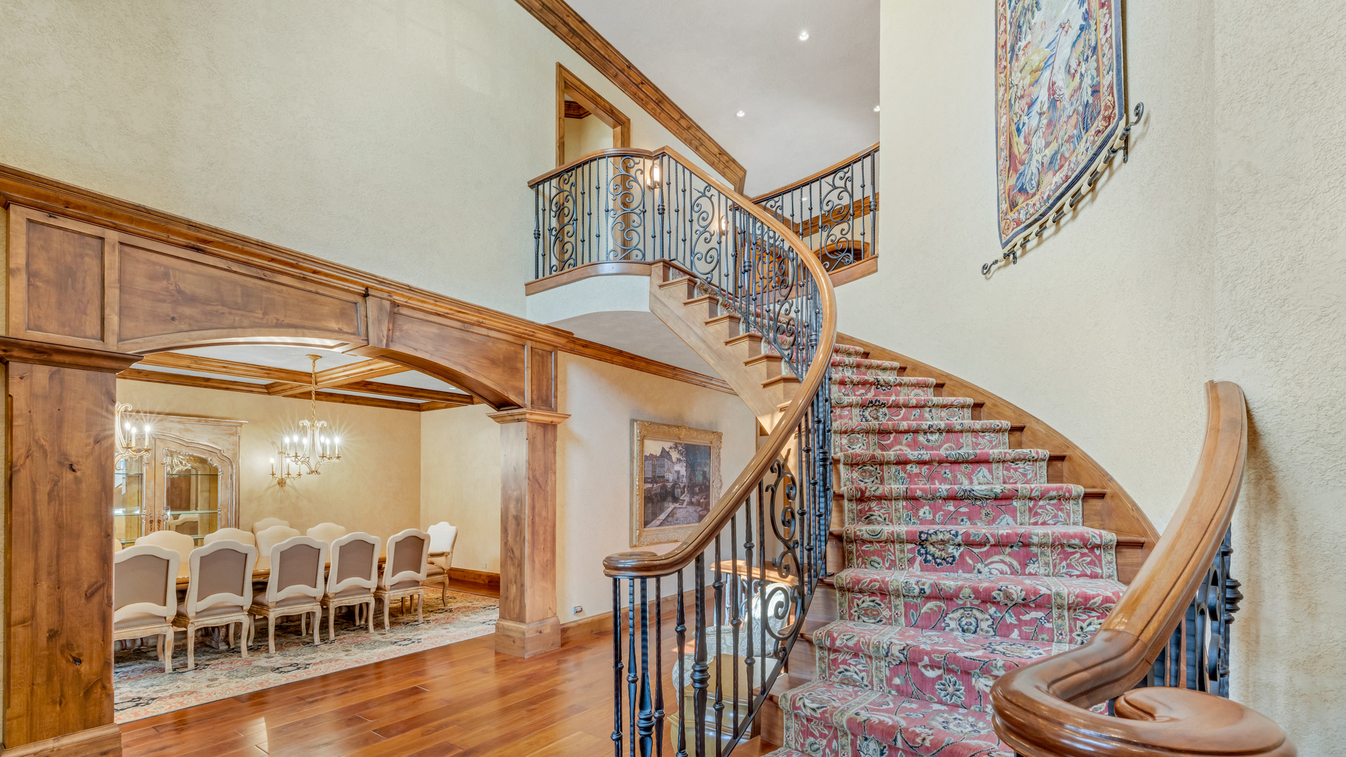 137 Singletree Road Orland Park, IL 60467 - Photo 15 of 75 a view of entryway and hall with wooden floor