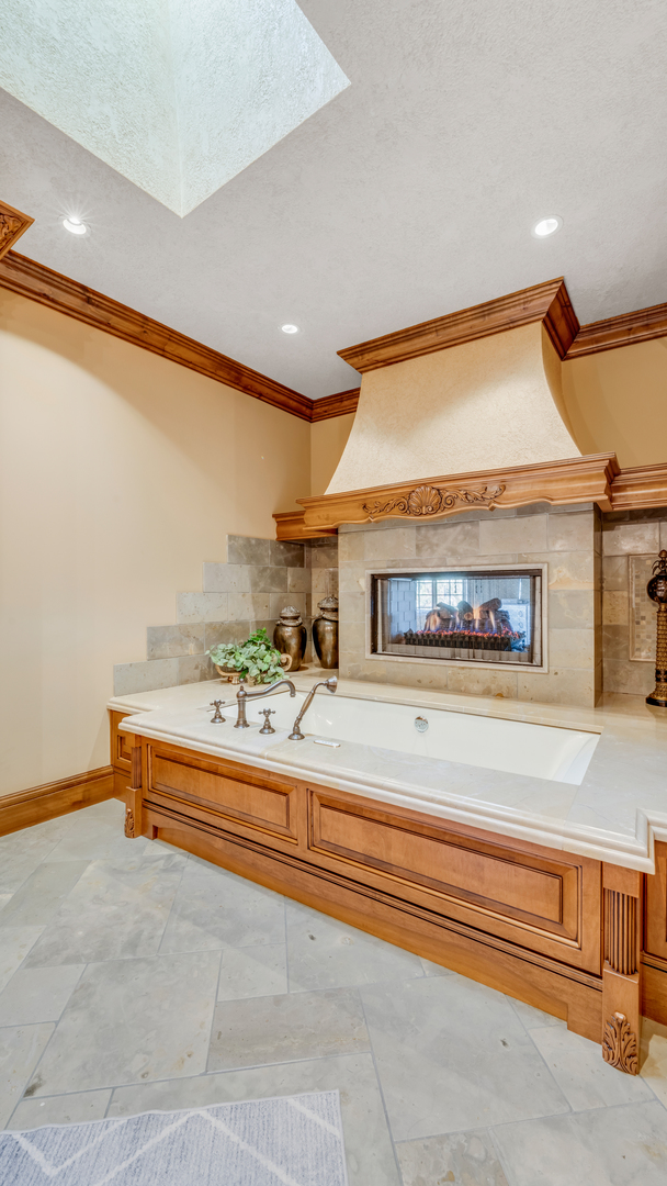 137 Singletree Road Orland Park, IL 60467 - Photo 45 of 75 a living room with a fireplace furniture and a potted plant