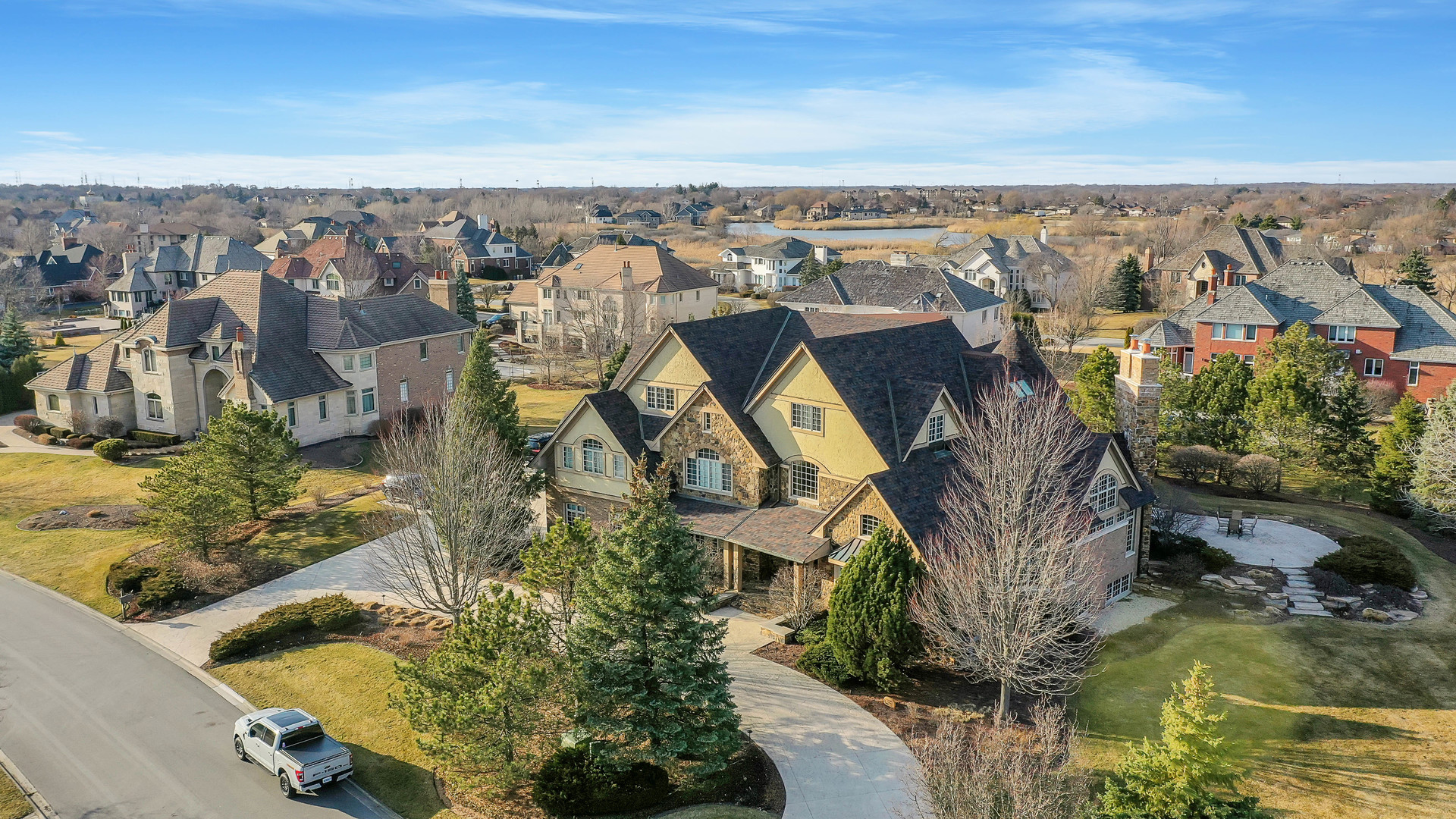 137 Singletree Road Orland Park, IL 60467 - Photo 70 of 75 an aerial view of residential houses with outdoor space