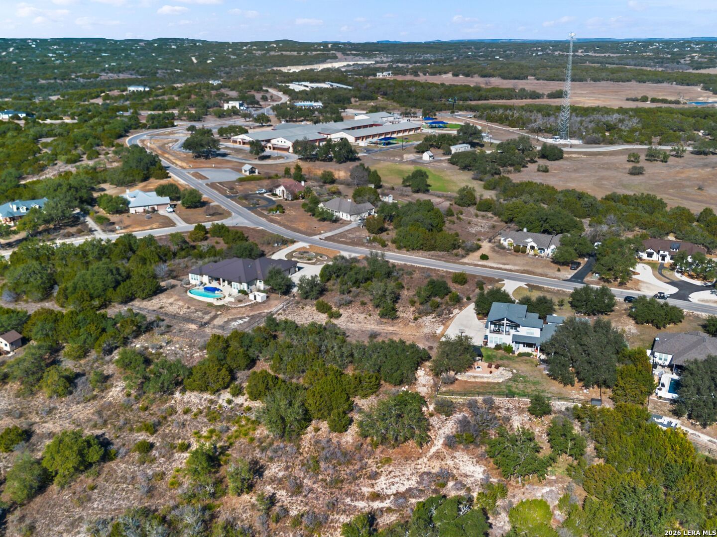 344 Quest Spring Branch, TX 78070 - Photo 8 of 16 an aerial view of residential houses with outdoor space and trees