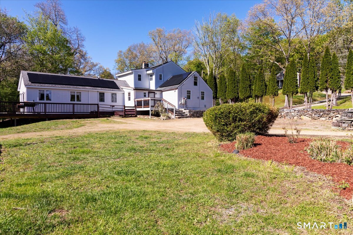 829 Stafford Road Mansfield, CT 06268 - Photo 2 of 27 Huge Parking Area with Stone Wall