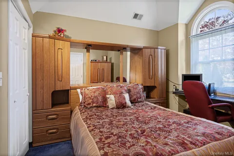 a view of balcony with furniture