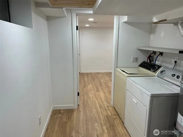 a room with storage and utility