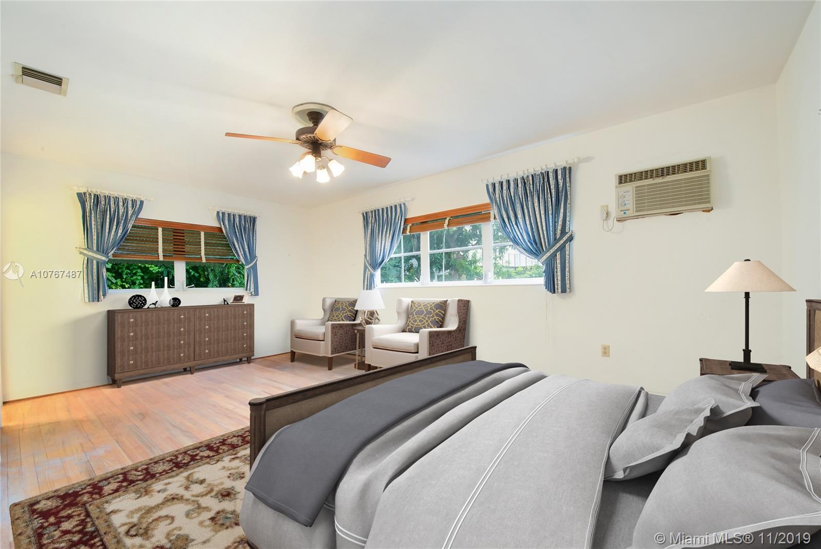 4010 Woodridge Road Miami, FL 33133 - Photo 6 of 12 Spacious Master Bedroom (Virtually Staged)