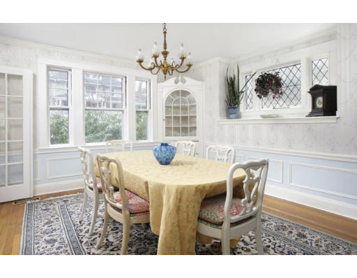 166 Ridge Avenue Newton, MA 02459 - Photo 3 of 9 a dining room with furniture and window