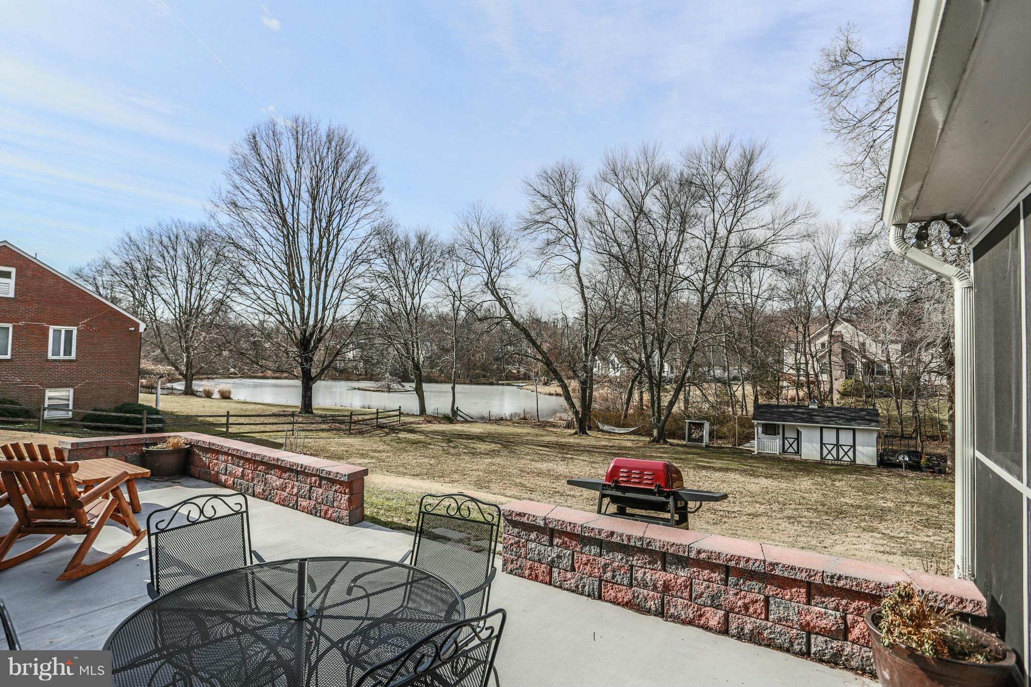 15312 Merrifields Court Silver Spring, MD 20906 - Photo 15 of 30 Patio and view of pond