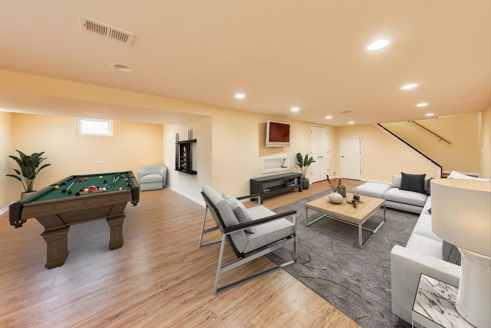 25839 West Sunset Road Barrington, IL 60010 - Photo 31 of 54 a living room with furniture and wooden floor