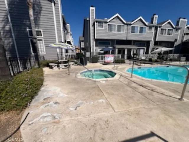 a front view of a building with street view