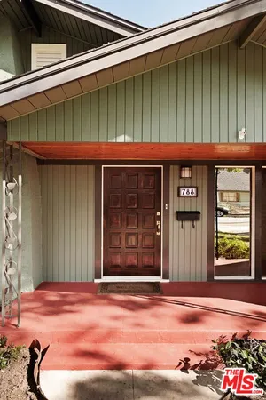 a backyard of a house