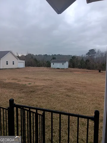 a view of outside space and ocean view