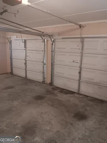 a view of a room with storage