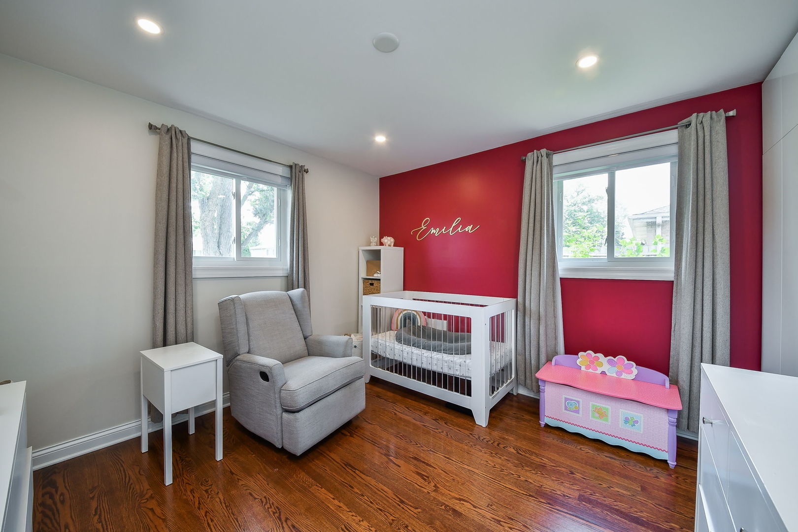 744 Neva Avenue Addison, IL 60101 - Photo 15 of 27 a bedroom with a bed and a couch